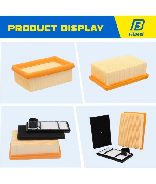 FitBest Air Filter Tune Up Kit for Stihl BR350 BR430 BR450 BR450C-EF SR430 SR450 Backpack Blower, Replacement Air Filter 4223-141-0300 with Fuel Filter & Spark Plug