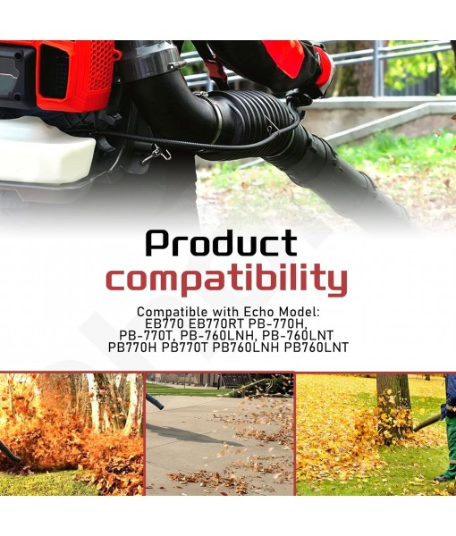 E164000090 Flexible Blower Tube - by Ohoho - Compatible with Echo E164000090 EB770 EB770RT PB770H PB770T PB760LNH PB760LNT PB-770H, PB-770T, PB-760LNH, PB-760LNT