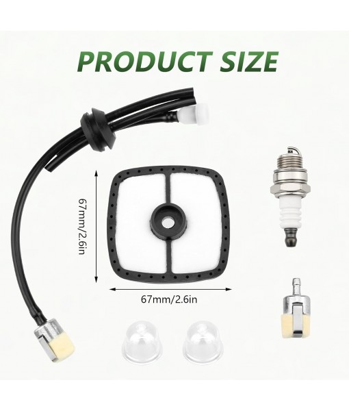 SRM 225 Tune Up Kit Air Filter A226001410 for Echo SRM225 GT225 PAS225 PE200 SRM230 SRM210 HC150 SRM2100 GT2000 Weed Eater Trimmer PB250LN PB250 ES250 Blower Parts