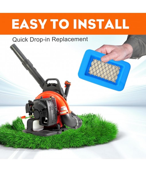 HIPA PB-580T A226000032 Air Filter for ECHO Leaf Blower PB755ST PB500T PB580H PB403 PB403H PB403T PB413H PB413T PB500H PB603 PB611 PB620 PB620ST PB650 PB650H PB650T A226000031 2 Pack