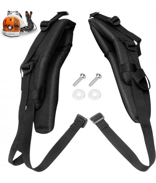 Blower Harness Straps 4282-710-9020 4282-710-9030 Left/Right Both Shoulder Straps (w/Fixing Screw HGR0384) Compatible with Stihl BR500 BR550 BR600 BR700