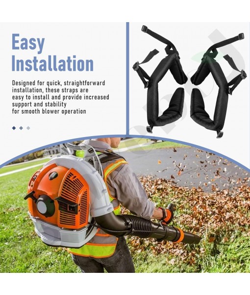Blower Harness Straps 4282-710-9020 4282-710-9030 Left/Right Both Shoulder Straps (w/Fixing Screw HGR0384) Compatible with Stihl BR500 BR550 BR600 BR700