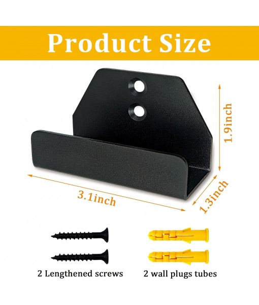 Wall Mount Metal Hanger for Dewalt 20V Leaf Blower, Fit for Only DCBL722 Models, Leaf Blower Attachments Tool Holder & Hook Mounting, Heavy-Duty Garage Vacuum Wall Mounted Bracket (Matte Black,1pack)