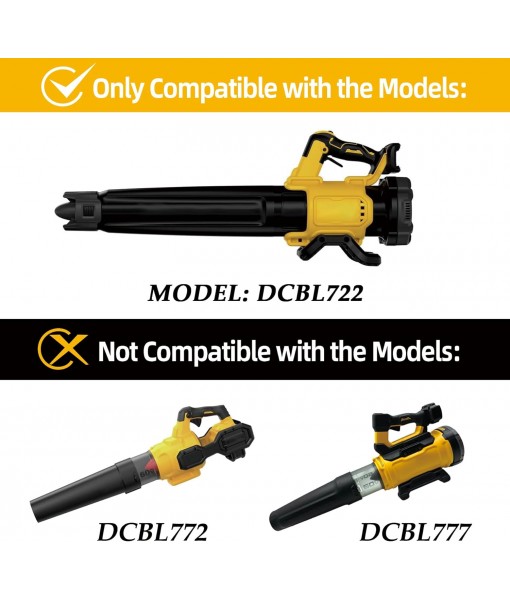 Wall Mount Metal Hanger for Dewalt 20V Leaf Blower, Fit for Only DCBL722 Models, Leaf Blower Attachments Tool Holder & Hook Mounting, Heavy-Duty Garage Vacuum Wall Mounted Bracket (Matte Black,1pack)