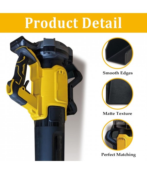 Wall Mount Metal Hanger for Dewalt 20V Leaf Blower, Fit for Only DCBL722 Models, Leaf Blower Attachments Tool Holder & Hook Mounting, Heavy-Duty Garage Vacuum Wall Mounted Bracket (Matte Black,1pack)