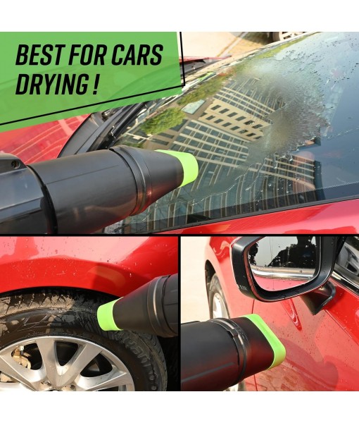 Sealegend Car Drying Nozzle Compatible with EGO Leaf Blower Models 530 575 580 615 650 670 765, Compact Nozzle Attachment with 360° Rotation, Scratch Protection (9.5in)