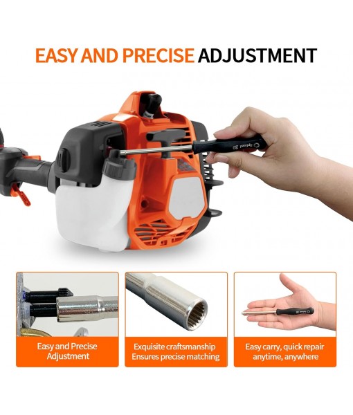 Carburetor Adjustment Tool (21-Teeth Splined+20-Teeth Splined)Screwdriver Adjusting Tool 530035560 for 2 Cycle engine Poulan Husqvarna Weed Eater Homelite Stihl Craftman Echo Chainsaw Trimmer Blower