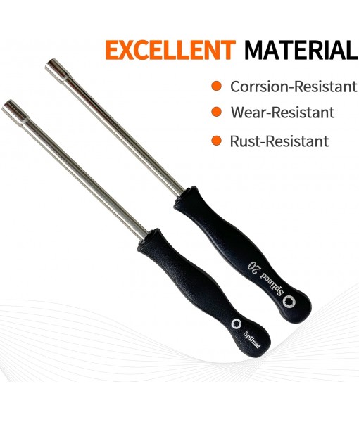 Carburetor Adjustment Tool (21-Teeth Splined+20-Teeth Splined)Screwdriver Adjusting Tool 530035560 for 2 Cycle engine Poulan Husqvarna Weed Eater Homelite Stihl Craftman Echo Chainsaw Trimmer Blower