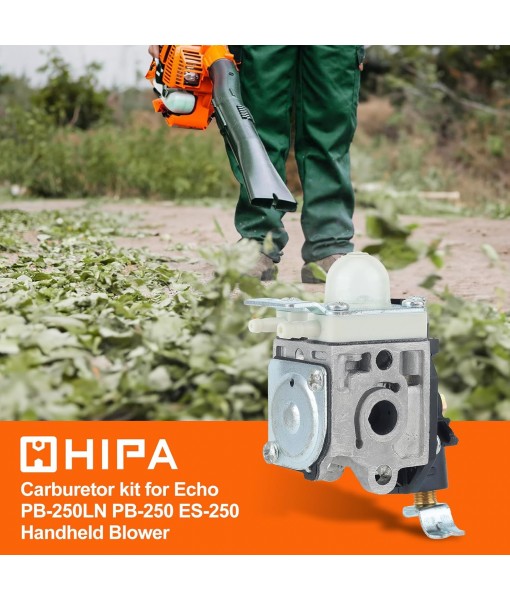 Hipa PB250 Carburetor for Echo PB250LN PB-250 ES250 Leaf Blower RB-K106 with Carb Tube