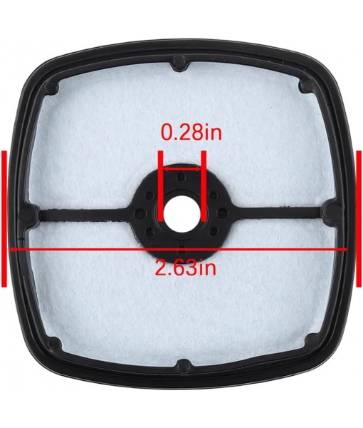 4 Pack SRM225 Air Filter for Echo A226001410 ES-210 SRM230 PB250 PB250LN SRM210 GT225 PAS225 HC150 GT200 HC-225 PAS-265 PE-225 SHC-225 SRM-265 Trimmer Blower 13031054130