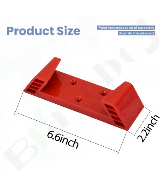 Wall Mount for Milwaukee M18 Blower - Only Fits Model 3017-20 & 3017-21 Leaf Blower Heavy-Duty Wall Mounting Bracket, Holder Storage Hook with Installation Screws