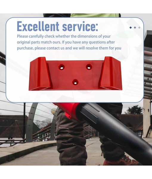 Wall Mount for Milwaukee M18 Blower - Only Fits Model 3017-20 & 3017-21 Leaf Blower Heavy-Duty Wall Mounting Bracket, Holder Storage Hook with Installation Screws