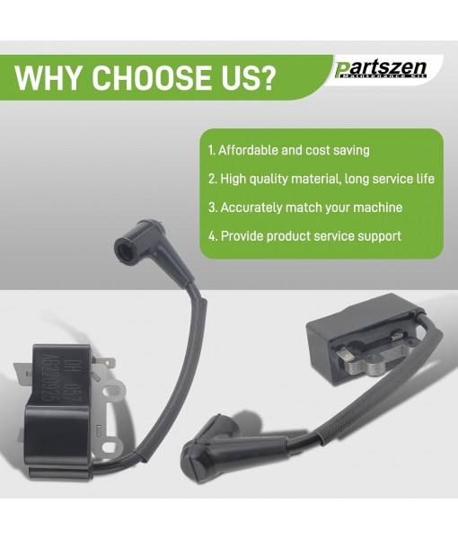 A411000500 Ignition Coil for Echo ES-250 ES250 PB250LN PB252 PB-250 PB250 PB-252 Blower, A411000501 C11907