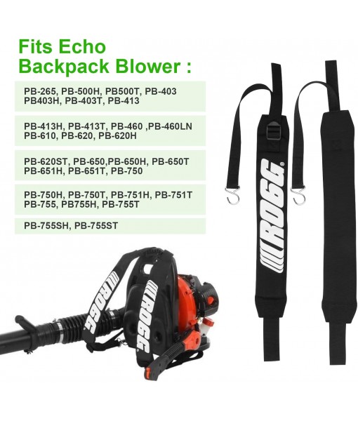 Kscjdg C061000111 Backpack Blower Straps/Harness for Leaf Blower Shoulder Strap Echo PB-500 PB-265LN PB-403H PB-413H PB-460 PB-610 PB-620 PB-650 PB-755 Fits C061000110-2 Pack