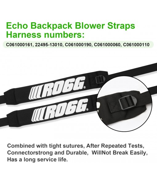 Kscjdg C061000111 Backpack Blower Straps/Harness for Leaf Blower Shoulder Strap Echo PB-500 PB-265LN PB-403H PB-413H PB-460 PB-610 PB-620 PB-650 PB-755 Fits C061000110-2 Pack