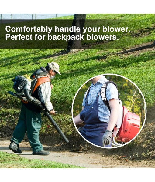 Kscjdg C061000111 Backpack Blower Straps/Harness for Leaf Blower Shoulder Strap Echo PB-500 PB-265LN PB-403H PB-413H PB-460 PB-610 PB-620 PB-650 PB-755 Fits C061000110-2 Pack