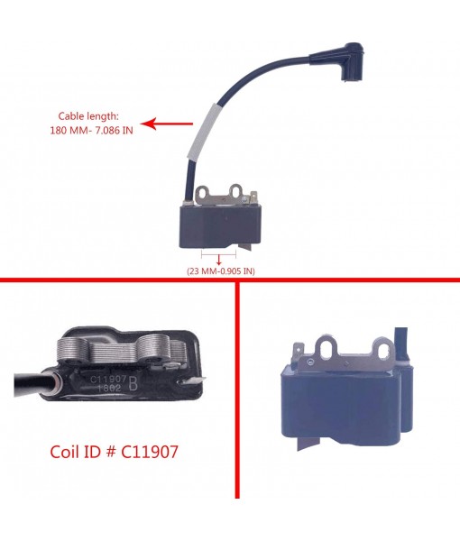 PARTSRUN Ignition Coil For Echo ES250 PB250LN PB252 PB250 Blower A411000500 A411000501 ZF-IG-A00277-P