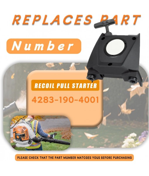 4283-190-4001 Recoil Pull Starter for Stihl BR800 / BR800X Blowers – Direct Fit & Smooth Start