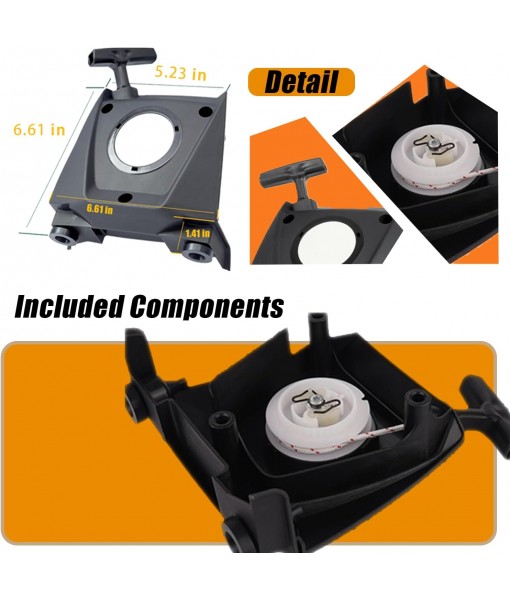 4283-190-4001 Recoil Pull Starter for Stihl BR800 / BR800X Blowers – Direct Fit & Smooth Start