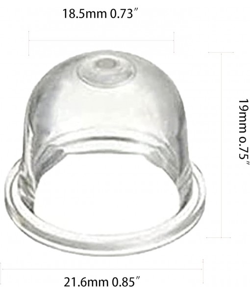 (4/Pack 561635001 Primer Bulb Replacement for Ryobi Homelite A01195A A01195 UP04803 PN 00570025 Carburetor String Trimmer Brush Cutter Backpack Blower Weed Wacker