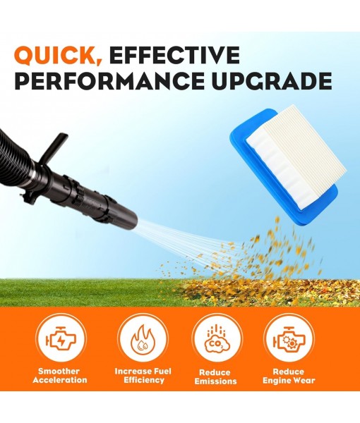 Hipa A226000032 Air Filter for ECHO PB-580T PB500T PB-755ST PB500T PB 500T PB-500H PB500H PB500 Power Blower Echo PB-580T Tune Up Kit with Fuel Filter Spark Plug Primer Bulb