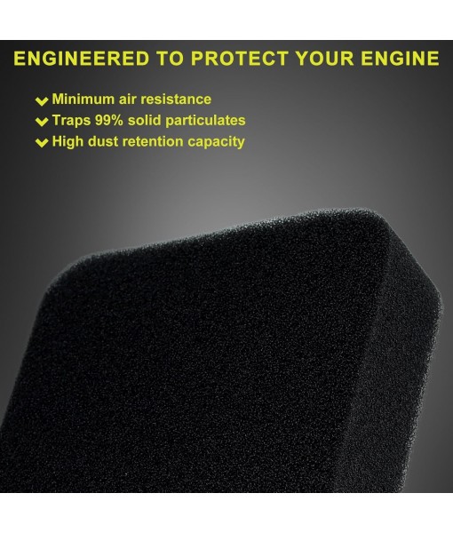 502844401 150BT Air Filter for Husqvarna 150BT 350BT 560BTS 350BF 150BF 560BFS Red Max EBZ5150 EBZ5100 EBZ5100RH EBZ6500RH EBZ5100Q EBZ5150RH EBZ650 Blower with Fuel Filter Line