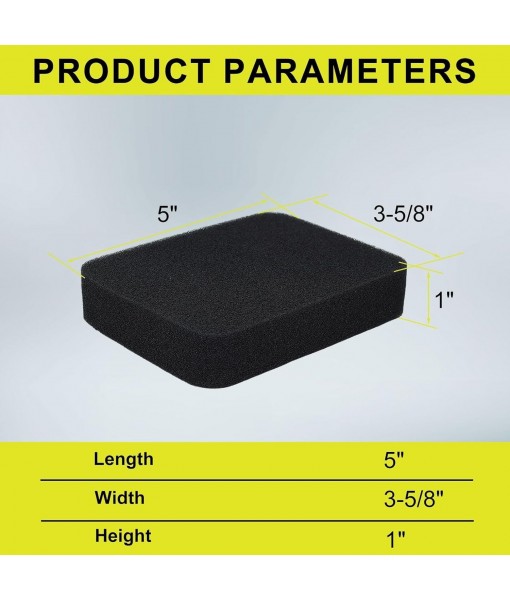 502844401 150BT Air Filter for Husqvarna 150BT 350BT 560BTS 350BF 150BF 560BFS Red Max EBZ5150 EBZ5100 EBZ5100RH EBZ6500RH EBZ5100Q EBZ5150RH EBZ650 Blower with Fuel Filter Line