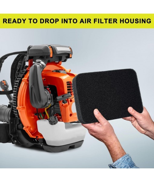 502844401 150BT Air Filter for Husqvarna 150BT 350BT 560BTS 350BF 150BF 560BFS Red Max EBZ5150 EBZ5100 EBZ5100RH EBZ6500RH EBZ5100Q EBZ5150RH EBZ650 Blower with Fuel Filter Line
