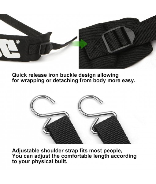 Set of 2 C061000111 Backpack Blower Straps/Harness for Leaf Blower Shoulder Strap Echo PB-500 PB-265LN PB-403H PB-413H PB-460 PB-610 PB-620 PB-650 PB-755 Fits C061000110-2 Pack