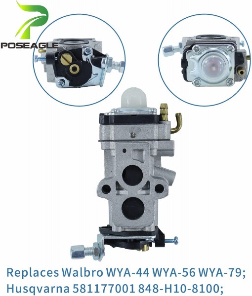 WYA-44 Carburetor Replaces Husqvarna 502845001, 581177001, 505183101, Walbro WYA-79, WYA 44, WYA-56 for Husqvarna 150BT, 350BT and RedMax EBZ8500, EBZ8500RH, EBZ8000, EBZ7001 Leaf Blowers