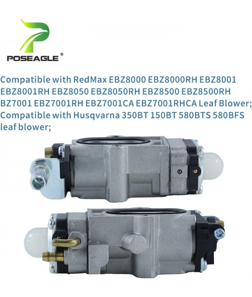 WYA-44 Carburetor Replaces Husqvarna 502845001, 581177001, 505183101, Walbro WYA-79, WYA 44, WYA-56 for Husqvarna 150BT, 350BT and RedMax EBZ8500, EBZ8500RH, EBZ8000, EBZ7001 Leaf Blowers