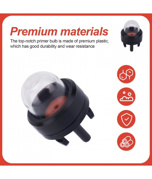 188-512-1 Primer Bulb Pump for Small Engines, Carburetor Primer Bulbs Assortment Replacement Parts for WT-23A Chainsaw Poulan Echo Ryobi Homelite Bolens Trimmer Weedeater Blower