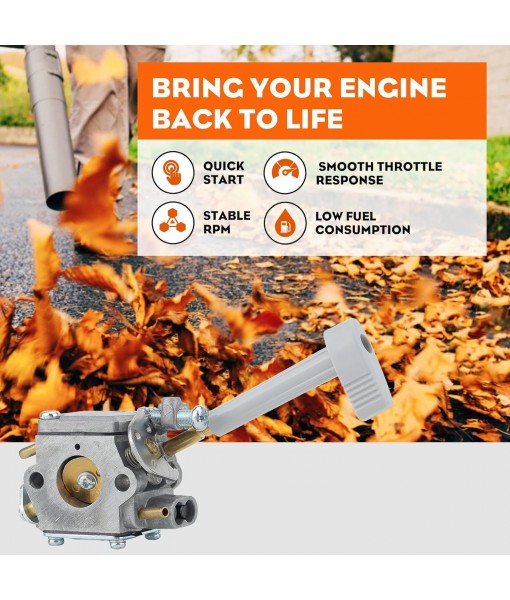 Hipa RY08420 Carburetor for BP42 RY08420A RY42BPEMC RY42WB Backpack Leaf Blower 308054093 900777005 308054079 Carb