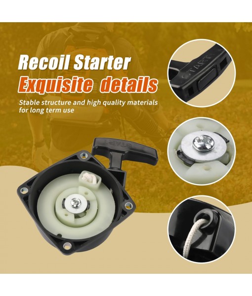 Recoil Starter Pull Start with Starter Claw for Husqvarna 350BF 350BT 150BT 150BF Backpack Blower A051001520 502843101 Redmax 502843101 Echo 6820675010 Shindaiwa 68206-75010 A051001520