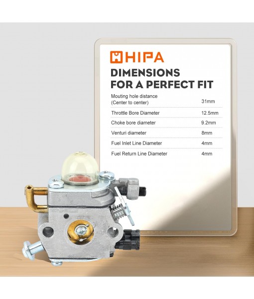 Hipa PB-2100 Carburetor for Echo PB2100 PB 2100 ES-2100 ES2100 PB-2155 Leaf Blower Zama C1U-K42 C1U-K42A C1U-K42B Maintenance Kit