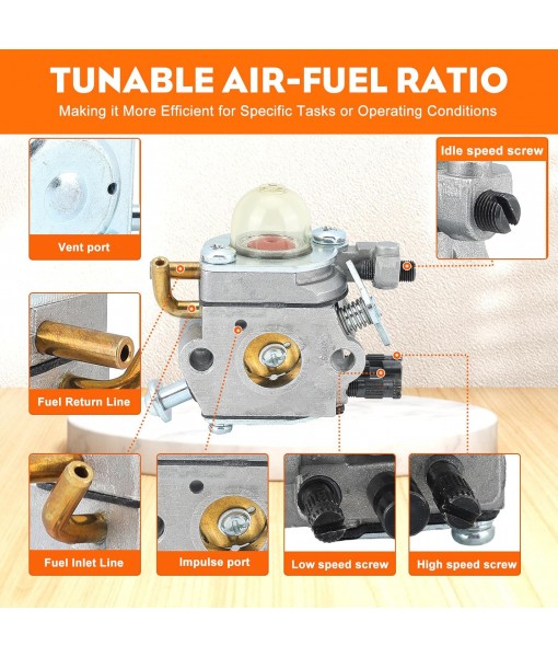 Hipa PB-2100 Carburetor for Echo PB2100 PB 2100 ES-2100 ES2100 PB-2155 Leaf Blower Zama C1U-K42 C1U-K42A C1U-K42B Maintenance Kit