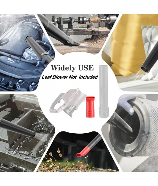 Rozlchar Flat Bend Nozzle for 2724-20/2724-21 Leaf Blower(No Blower), Compatible for Milwaukee Leaf Blower for Drying, Blow-Drying, Purging Cars, Trucks, Tool boxes