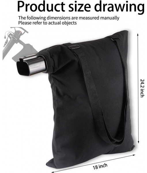5140125-95 Leaf Blower Vacuum Vac Shoulder Bag, Compatible with Black & Decker BV3100/BV2900 Blower, 5140125-95 Shoulder bag/Replacement Leaf Bag 5140117-99