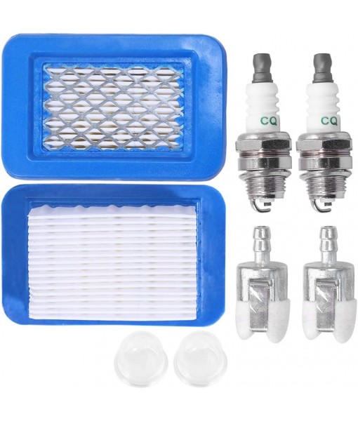 Air Filter Fuel Spark Plug Repower Tune-Up Kit Replacement for Echo Backpack Leaf Blower 2 Stroke Engine PB-403H PB-403T PB-413 PB-413H PB-413T PB-500H PB-500T PB-580H PB-580T PB-620 PB-650 PB-650H