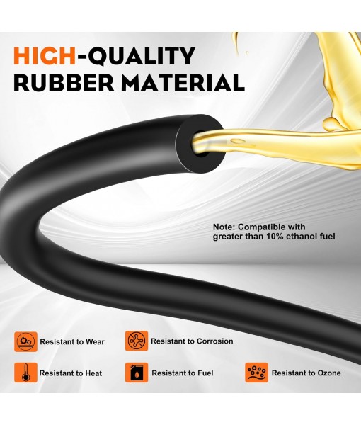 Hipa Fuel Line Primer Bulb Kit for RedMax EB4300 EB4401 EBZ4800 EBZ4800RH EB6200 EBZ5000 EBZ5000Q EBZ5000RH Leaf Blower Trimmer Model Fuel Line Kit Parts Pack of 2