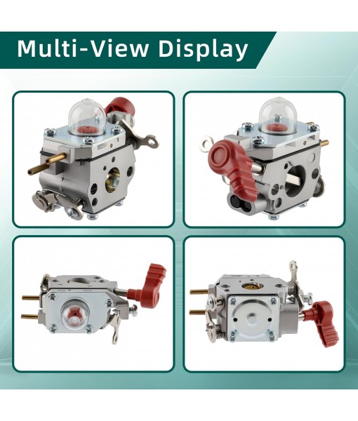 753-06288 Carburetor C1U-P27 Fits for Craftsman 27cc WeedEater for MTD ZAMA for Troy Bilt TB35EC TB430 TB2MB TB225 TB2044XP MS2550 MS2560 Murray M25B M2560 MS9900 Remington Trimmer Leaf Blower Carb