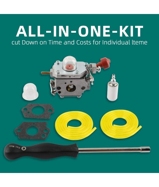 753-06288 Carburetor C1U-P27 Fits for Craftsman 27cc WeedEater for MTD ZAMA for Troy Bilt TB35EC TB430 TB2MB TB225 TB2044XP MS2550 MS2560 Murray M25B M2560 MS9900 Remington Trimmer Leaf Blower Carb