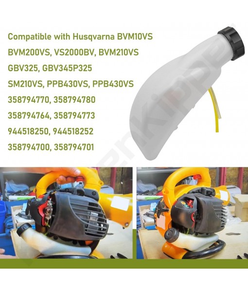 578943308 Fuel Tank for Craftsman Husqvarna Poulan Pro Leaf Blower BVM200VS BVM200FE BVM210VS VS2000BV PPB430VS GBV325 GBV345, Replaces 526222201 545100401 576764901