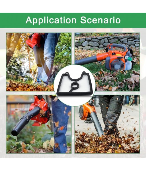 Powtol 545112101 125B Air Filter Kit for Husqvarna 125B 125BX 125BVX Leaf Blower Parts Craftsman 358794810 358794811 Leafblower Tune Up Kit with 125B Fuel Filter Line Spark Plug Primer Bulb