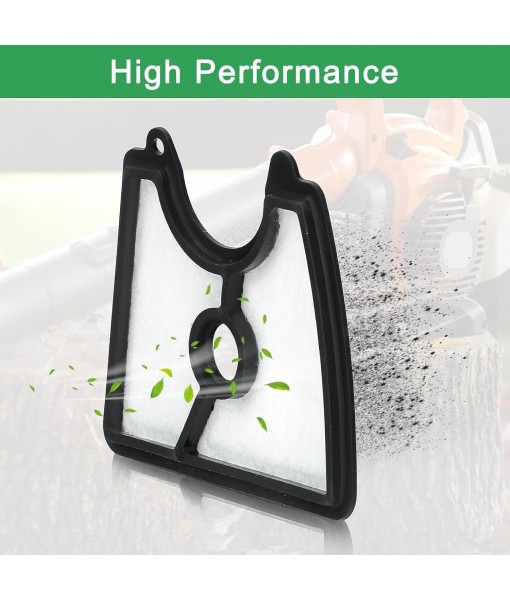 Powtol 545112101 125B Air Filter Kit for Husqvarna 125B 125BX 125BVX Leaf Blower Parts Craftsman 358794810 358794811 Leafblower Tune Up Kit with 125B Fuel Filter Line Spark Plug Primer Bulb