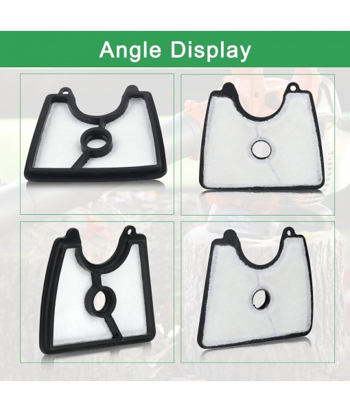 Powtol 545112101 125B Air Filter Kit for Husqvarna 125B 125BX 125BVX Leaf Blower Parts Craftsman 358794810 358794811 Leafblower Tune Up Kit with 125B Fuel Filter Line Spark Plug Primer Bulb