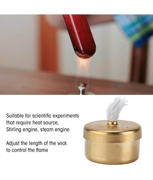 Alcohol Burner Lamp, Mini Copper Burning Light Stirling Engine Steam Engine Model Burner Lamp for Tea Coffee for Stirling Engine Steam Engine