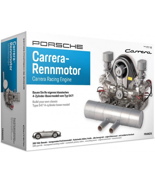 Franzis Porsche Carrera Racing Engine Model Kit with Collector's Book