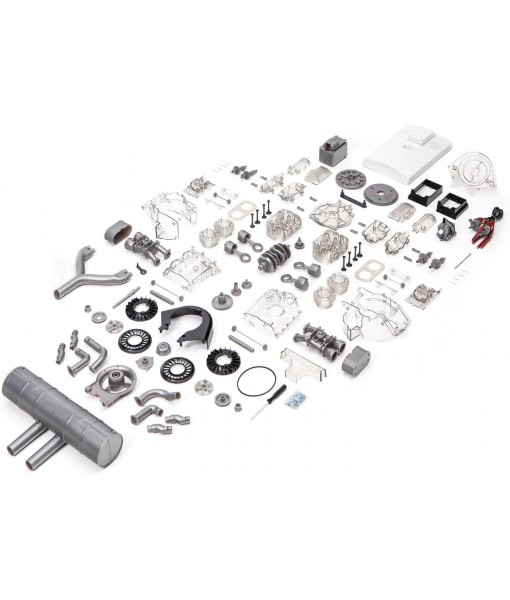 Franzis Porsche Carrera Racing Engine Model Kit with Collector's Book