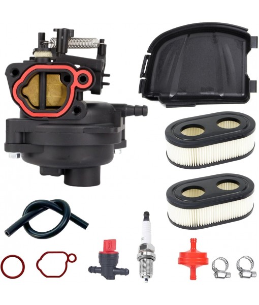 Carburetor Kit for Craftsman M210 Lawn Mower Compatible with 140cc Engine & Model CMXGMAM1125501 Replacement Parts with Air Filter & Cover